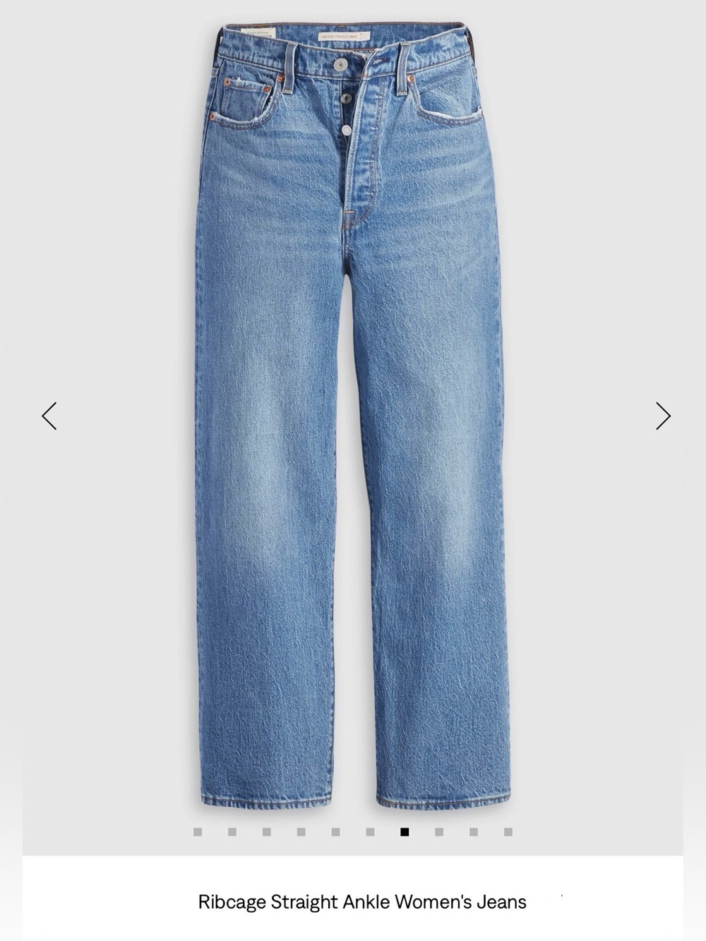 Levi’s Premium Ribcage Straight Ankle Jean 26